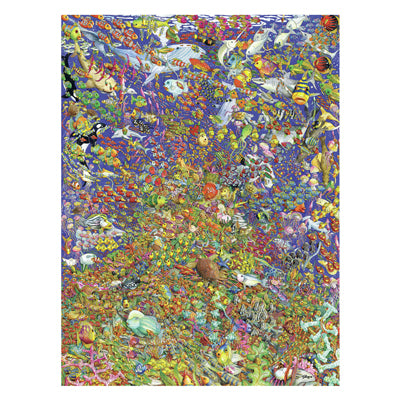 Ravensburger Jigsaw Puzzle muchos peces coloridos, 1500º.