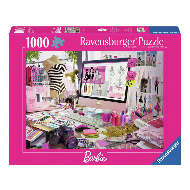 Ravensburger Jigsaw Puzzle Barbie, modna ikona, 1000st.
