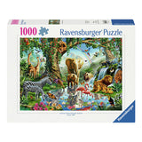 Ravensburger jigsaw puzzle jungle adventures, 1000 pcs.