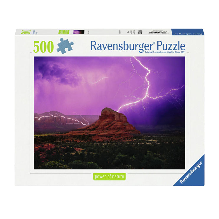 Ravensburger jigsaw puzzle pink gewitterstimmung, 500 pcs.