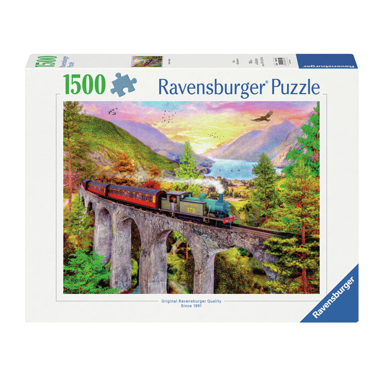 Ravensburger Jigsaw Puzzle Zugfahrt Im Herbst, 1000.