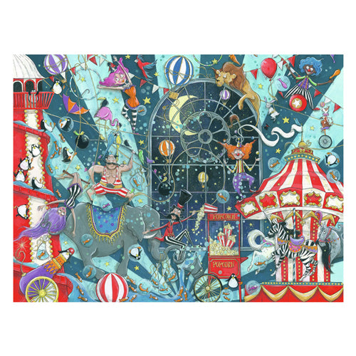 Ravensburger Jigsaw Puzzle Willkommen Beim Zirkus, 1000.