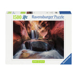 Ravensburger jigsaw puzzle der wasserfall im red canyon, 1500 pcs.