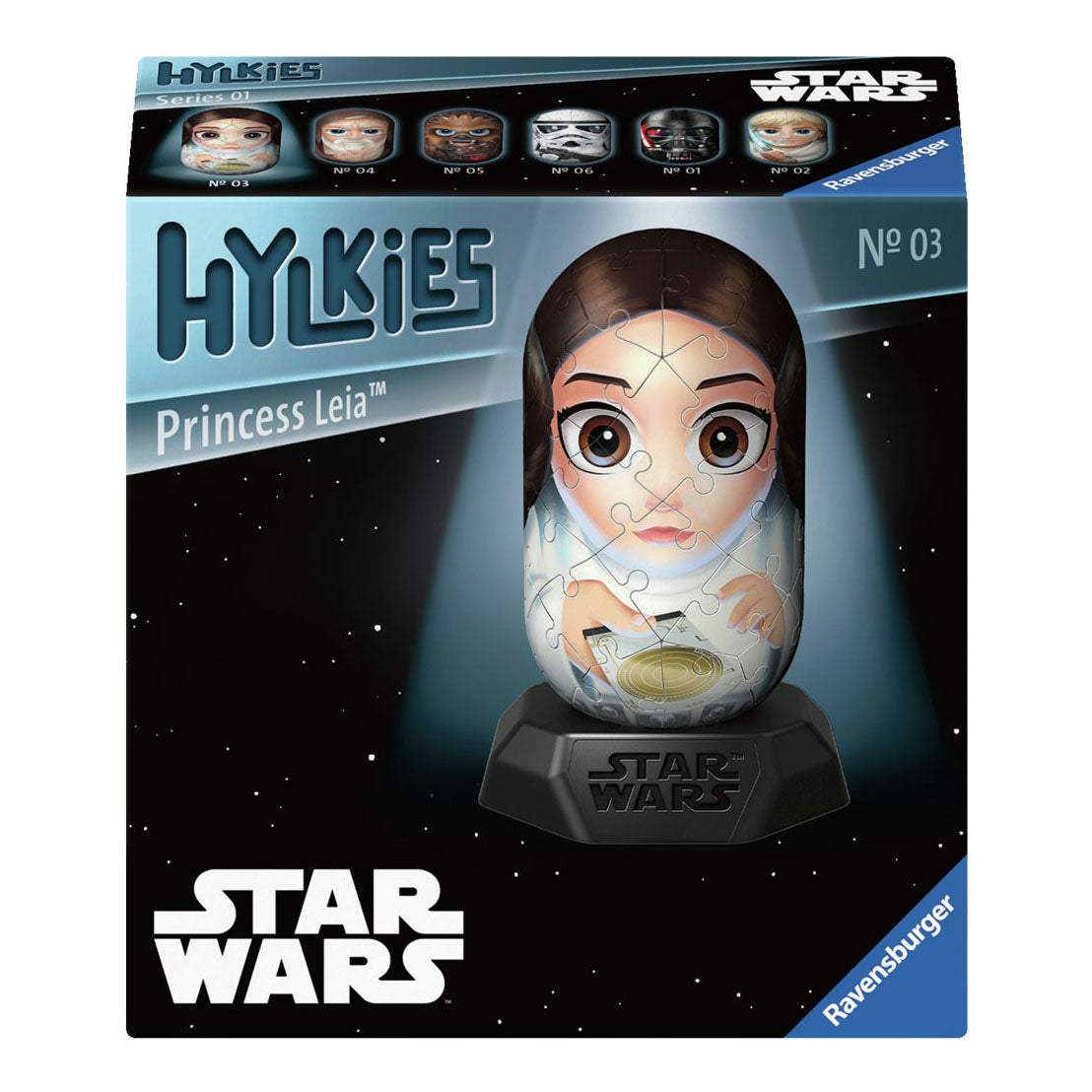 Ravensburger 3D puzzle Hylkies Star Wars Princess Leia, 54 pcs.