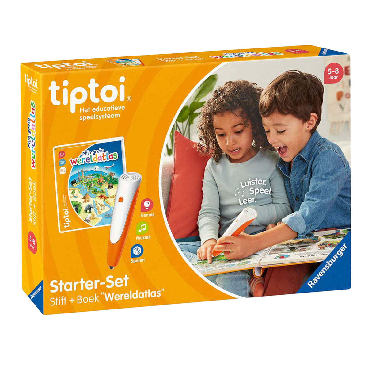 Ravensburger tiptoi starter satte mit store verdensatlas
