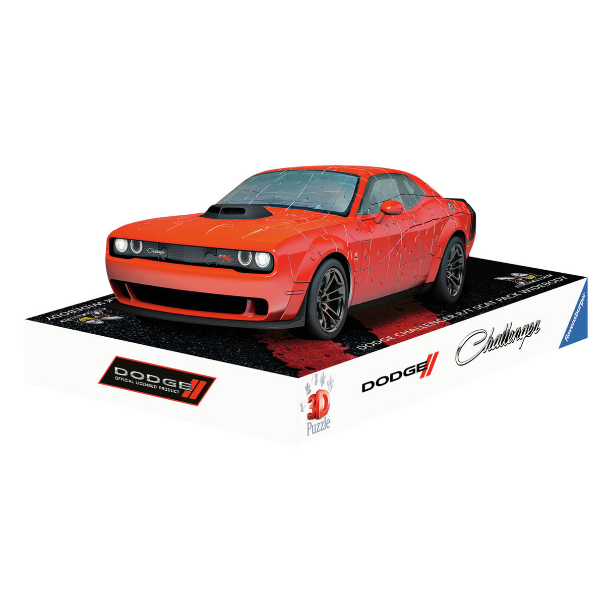 RAVENSBURGER 3D puzzle Dodge Chall.r T Scat Pack, 108st.