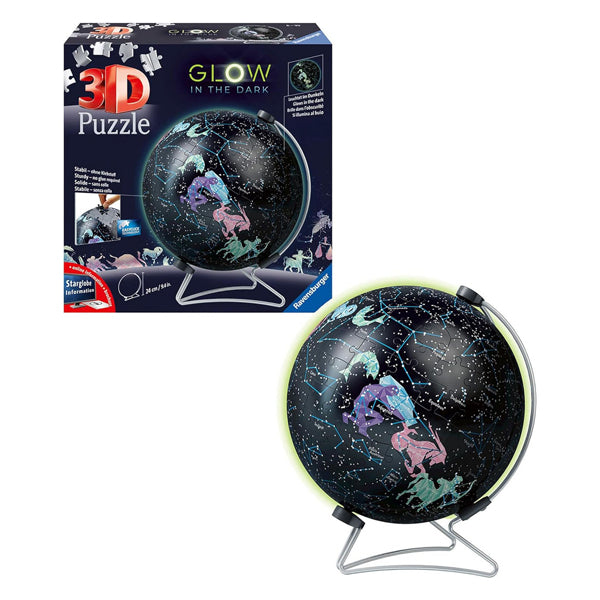 Le costellazioni di puzzle 3d Ravensburger brillano nel buio, 180 °.