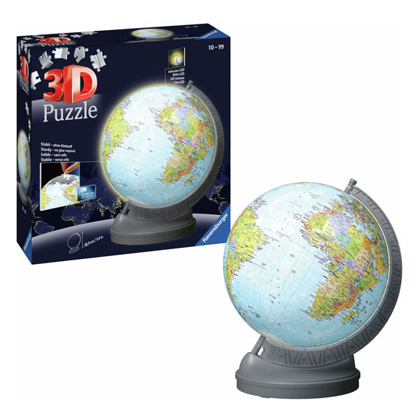 RAVENSBURGER 3D puzzle Earth with Light, 540st.