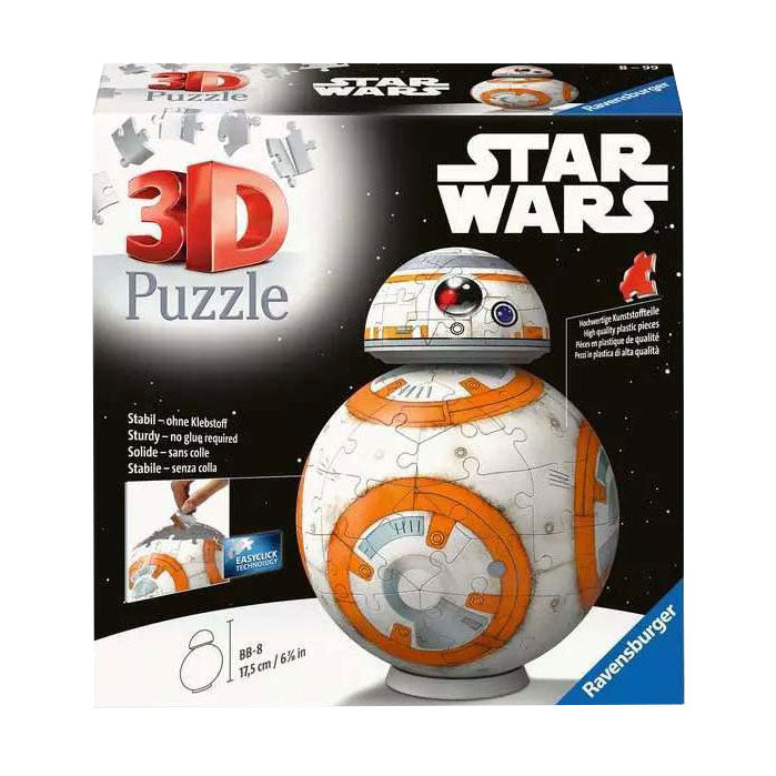 Ravensburger 3D Puzzle Star Wars BB-8, 99.