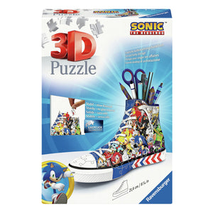 Ravensburger 3d puzzle pencil holder sonic the hedgehog, 108 pcs.