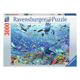 Ravensburger jigsaw puzzle colorful underwater world, 3000 pieces.