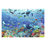 Ravensburger jigsaw puzzle colorful underwater world, 3000 pieces.