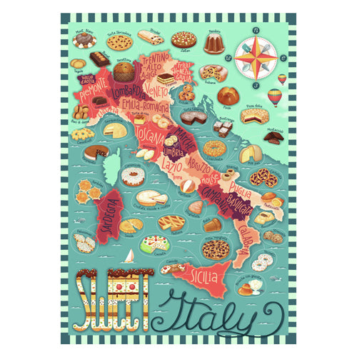 Ravensburger Jigsaw Puzzle Folder of Italie Sweet, 1000st.
