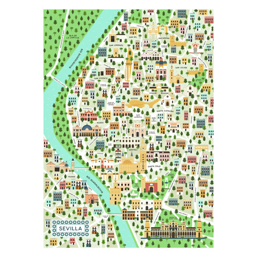 Ravensburger jigsaw puzzle folder or seville, 1000st.