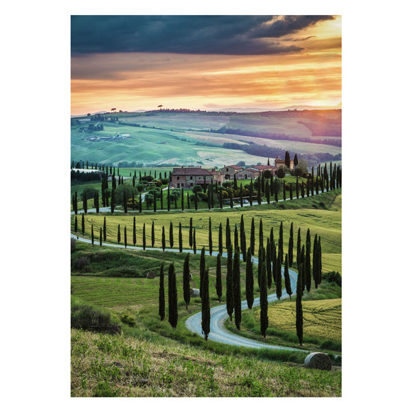 Ravensburger Jigsaw Puzzle Italijanske pokrajine Val D'Orcia, Toskana, 1000st.