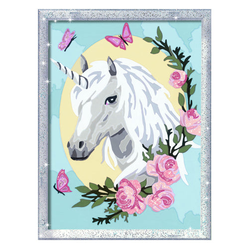 Ravensburger Creart Painting at number - Unicorn Portrait
