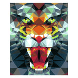Ravensburger Crect Malarning at Numer - Polygon Tiger