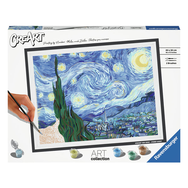 Ravensburger Creart Paint by Numbers - A Noite Estrelada Van Gogh