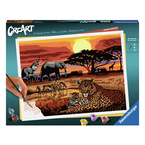 Ravensburger Creart painting by numbers - savannah landscapes