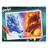 Ravensburger Creart Paint by Numbers - Fire and Ice