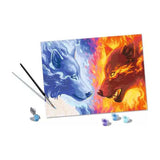 Ravensburger Crerec Painting na Numer - Fire and Ice