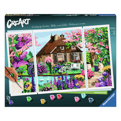 Ravensburger Crerecal malowanie na liczbach wózka wodnego