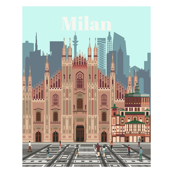 Ravensburger Creart Painting at number - Colorful Milan