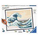 Ravensburger Creart Paint by Numbers - Hoksusai: The Great Wave