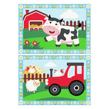 Ravensburger Creart Painting at number - Tractor with scenery