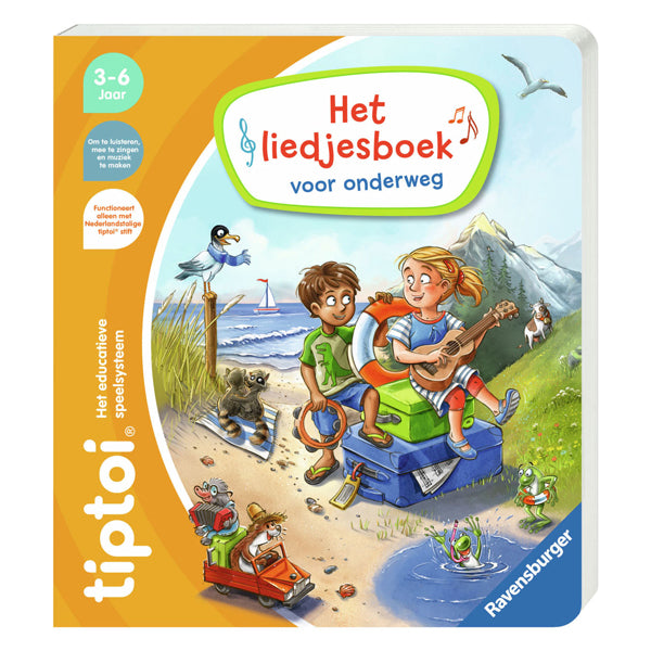 Ravensburger tiptoi sangbogen til på vejen