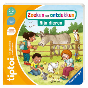 Ravensburger tiptoi bogsøg og opdag mine dyr
