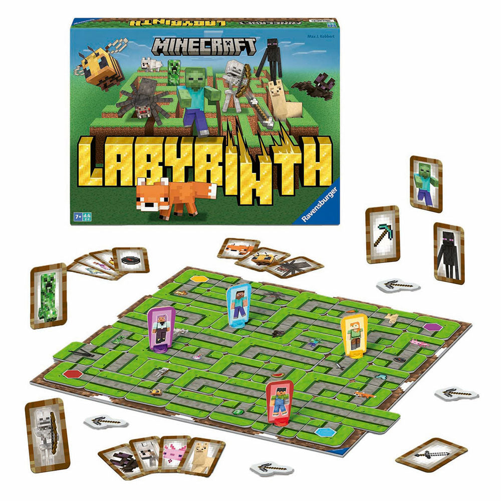Ravensburger labyrinth bordspel minecraft
