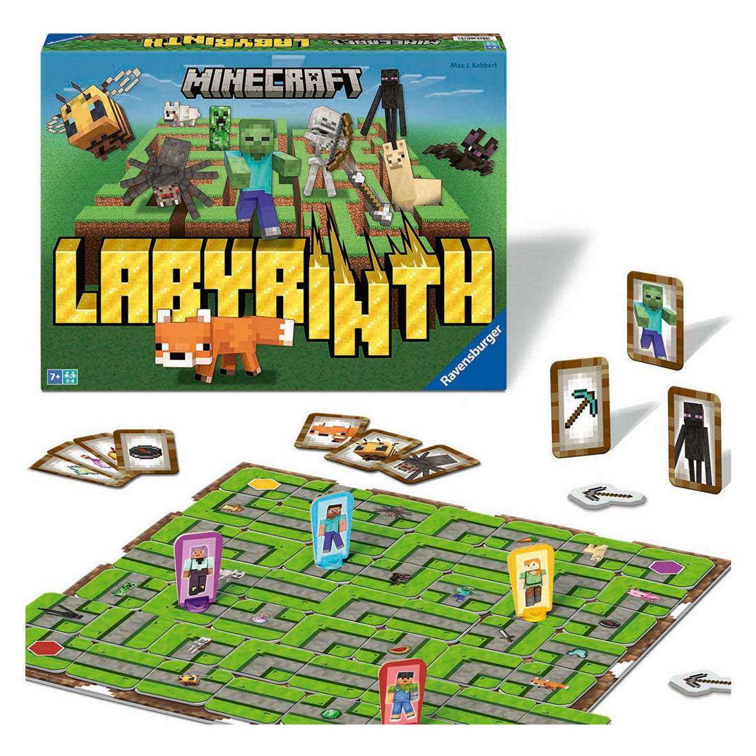 Ravensburger labyrinth bordspel minecraft