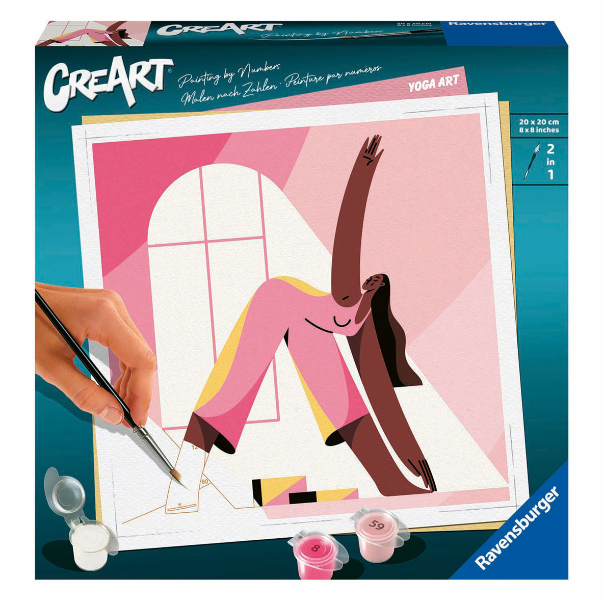 Ravensburger creart maling efter nummer - yoga
