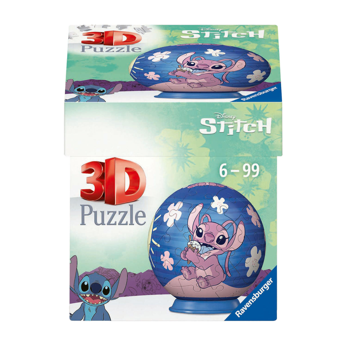 Ravensburger 3D Puzzle Ball Stitch Engel, 54st.