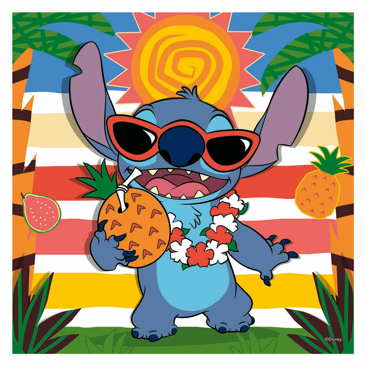 RAVENSBURGER puzzle puzzle Disney Stitch, 3x49st.