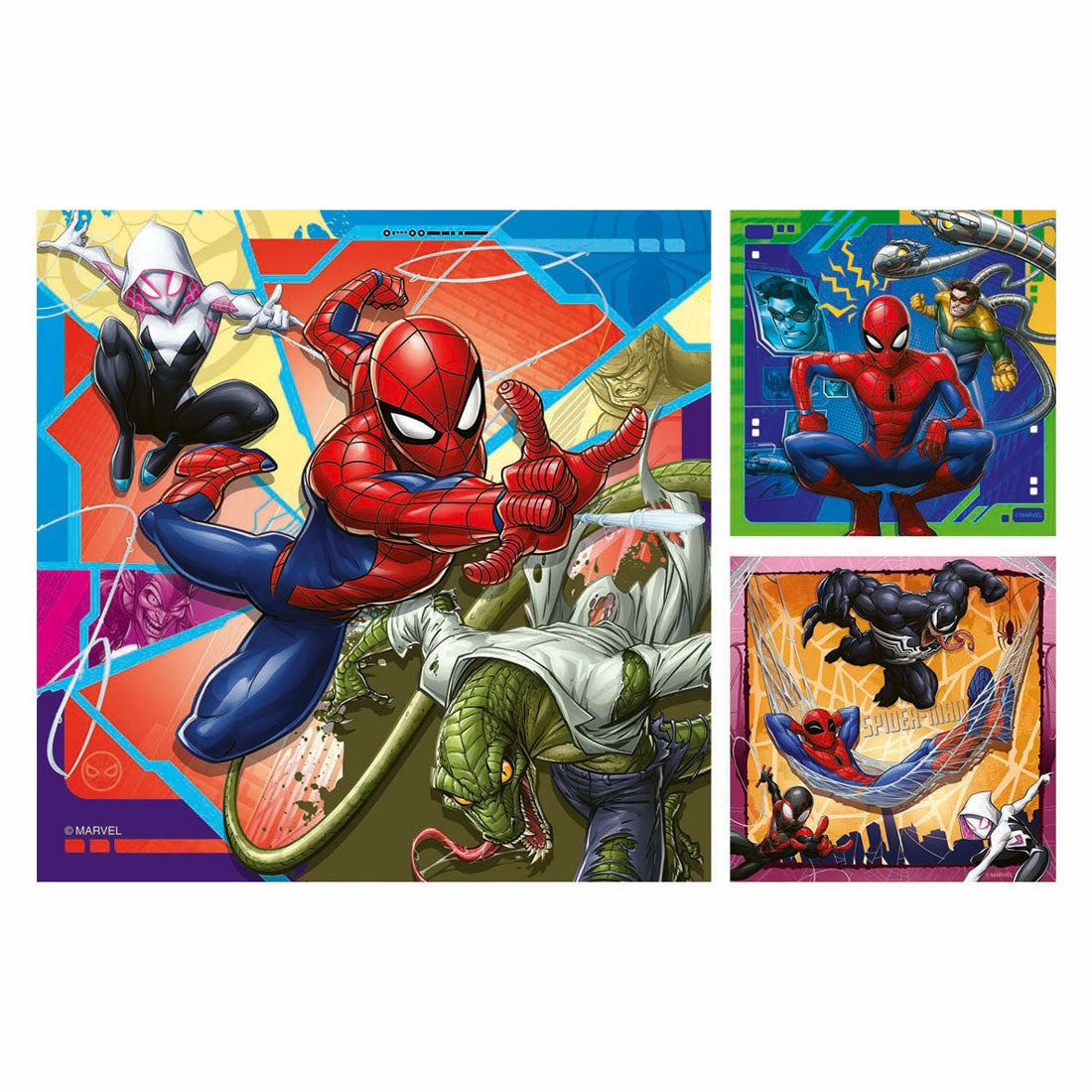 Ravensburger legpuzzel spiderman, 3x49st.