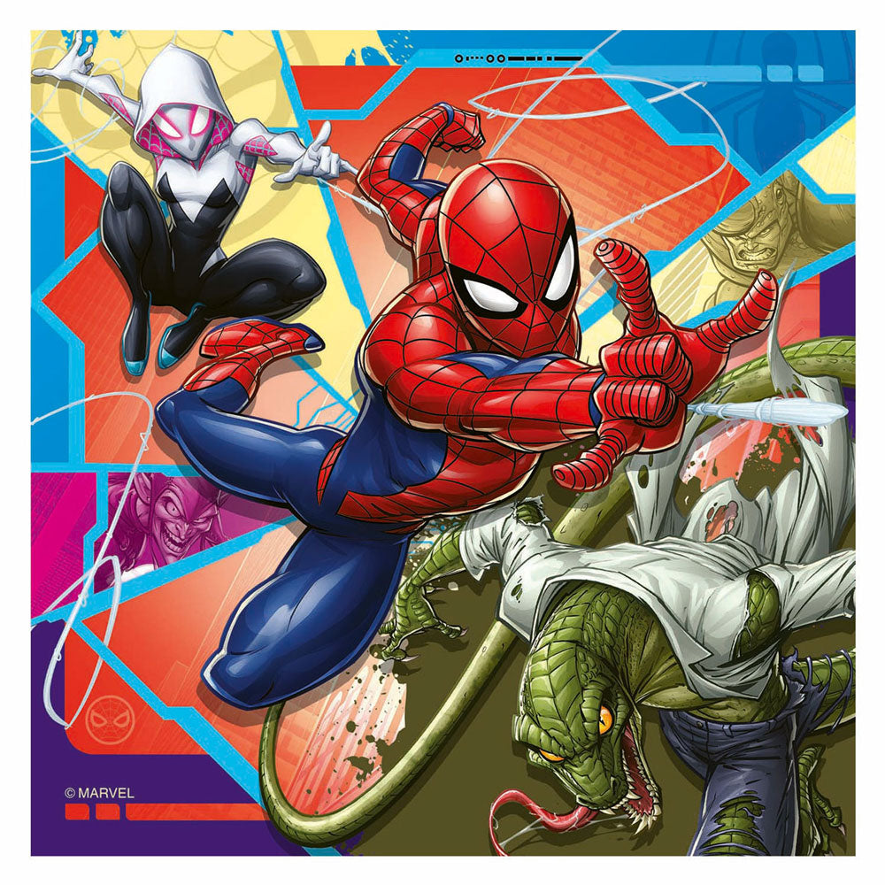 Ravensburger legpuzzel spiderman, 3x49st.