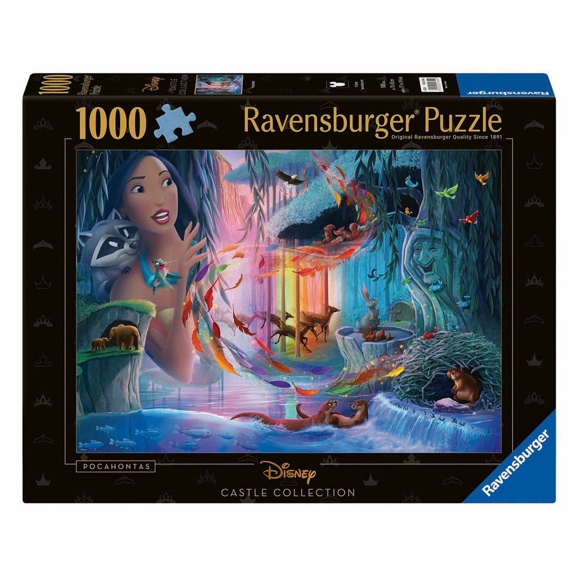 Ravensburger jigsaw puzzle Disney Castles Pocahontas, 1000 pcs.