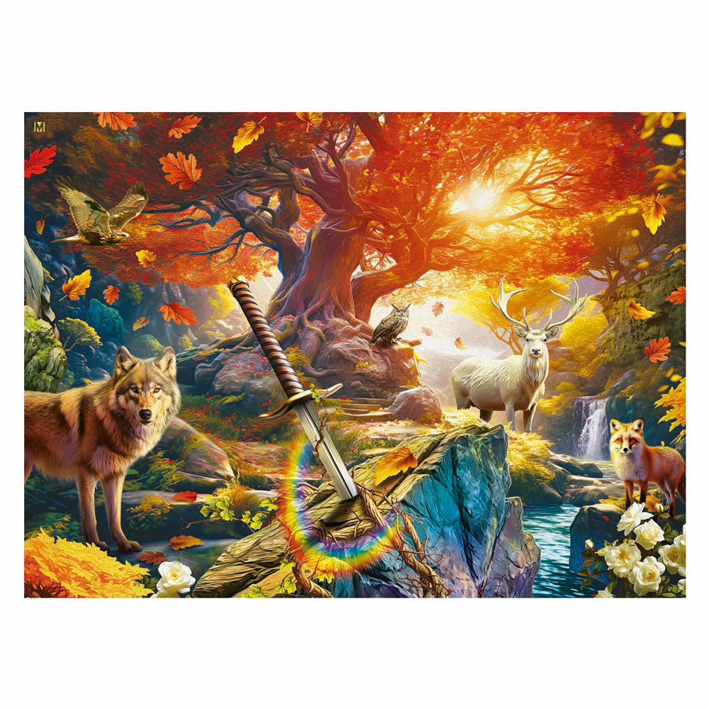 De Ravensburger huet de Puzzzel de Bësch vun Excalibur, 500st.