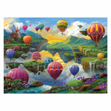 Ravensburger Puzzle Das Tal der Heißluftballons, 500 Teile.