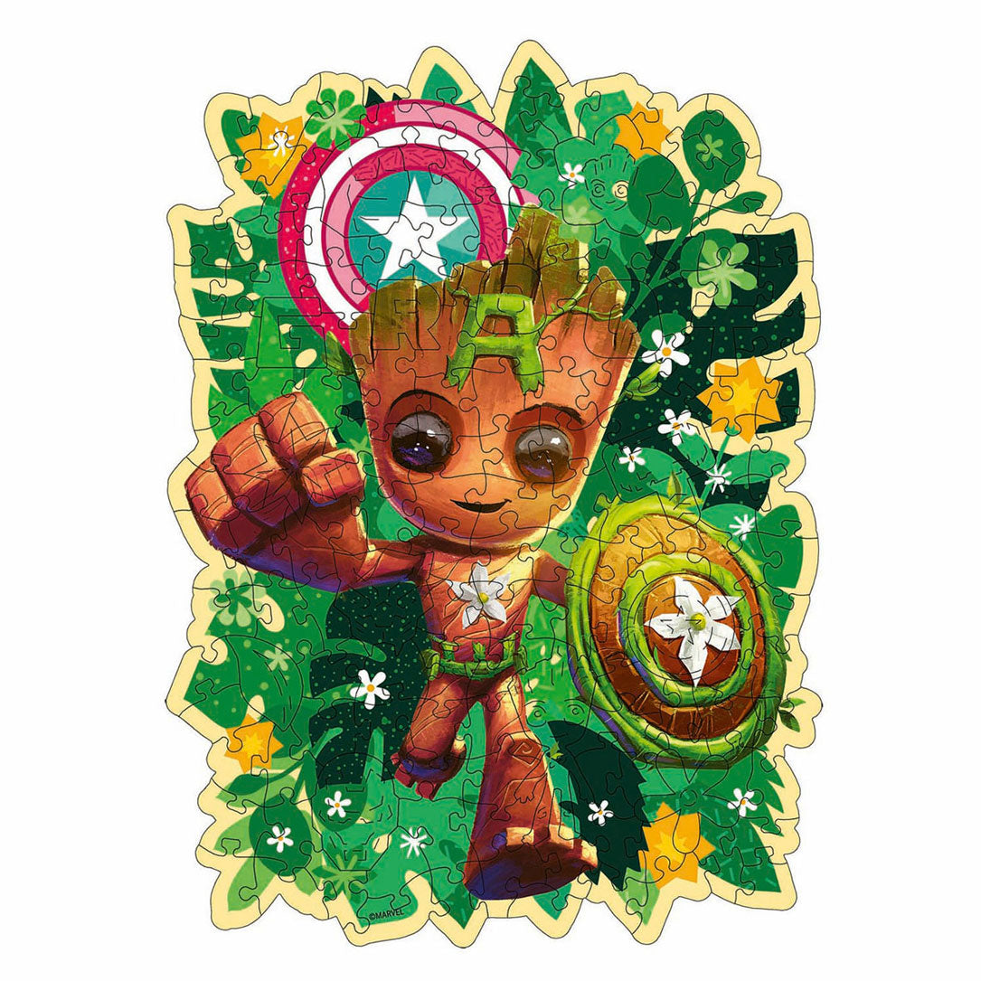 Ravensburger Holzpuzzle Marvel groß, 150 Teile.