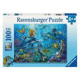 Ravensburger pussel xxl sjöjungfru, 100 st.