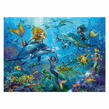 Ravensburger pussel xxl sjöjungfru, 100 st.