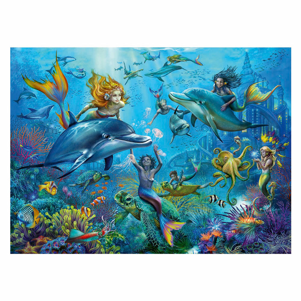 Ravensburger jigsaw puzzle XXL mermaid, 100th.