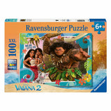 Quebra-cabeça Ravensburger xxl disney vaiana 2, 100 unid.