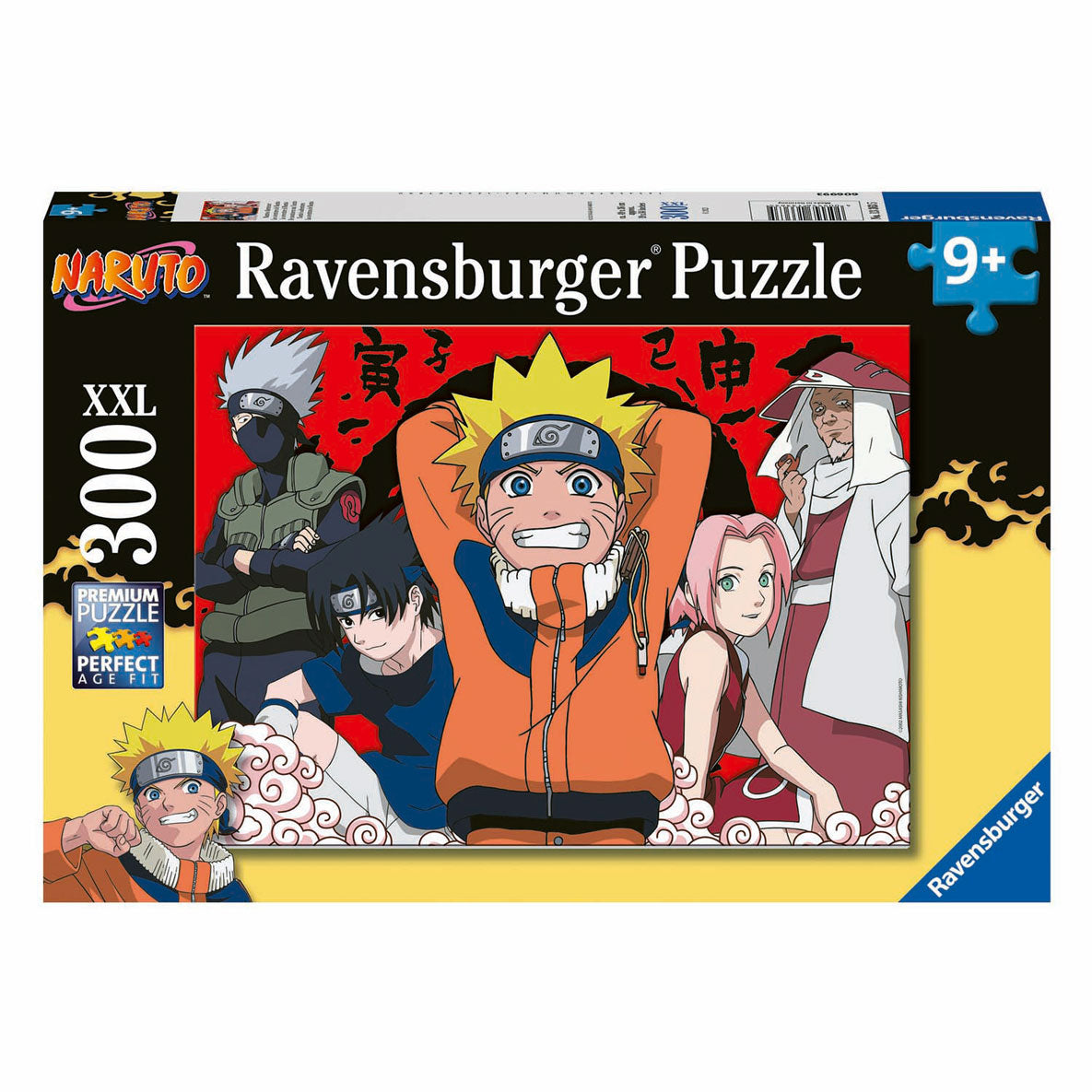 Puzzle Ravensburger Przygody Naruto, 300 elementów.