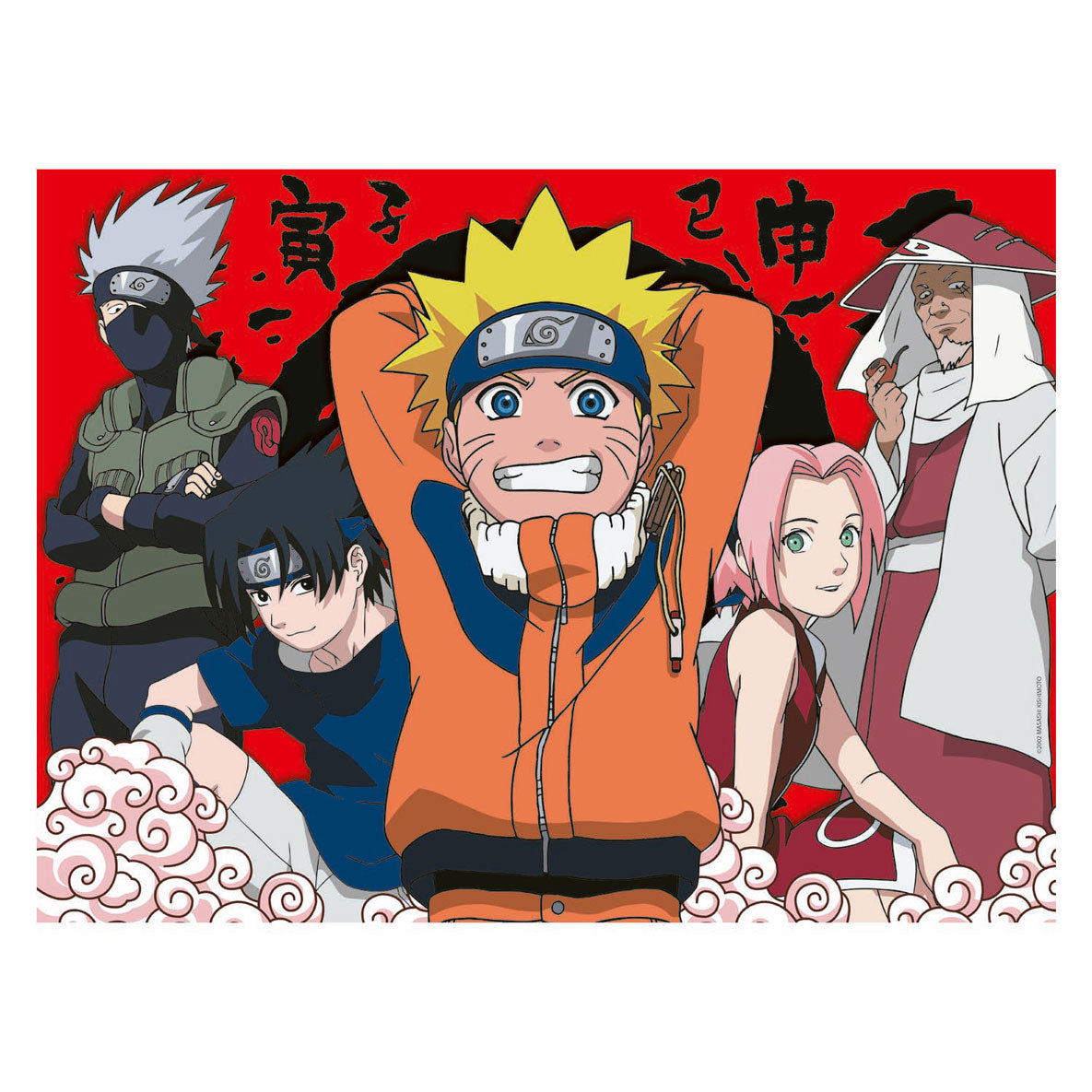 Puzzle Ravensburger Przygody Naruto, 300 elementów.