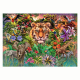 Puzzle Ravensburger Jungle Tiger, 1000 pezzi.