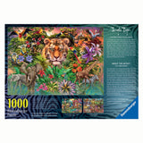 Puzzle Ravensburger Jungle Tiger, 1000 pezzi.